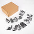 Earbuds Bulk 100 Packs Black Headphones, Wired Earphones Individually Bagged for Classrooms, School, Hospital