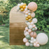 Jnbasdffb 6 Brown Ombre Wedding Arch Cover, Stretchy Spandex Arch Backdrop Stand Covers FT, Modern Abstract Art Ocean