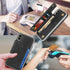 Cavor for iPhone X Wallet Case, Card Holder for Women Men, Shockproof Leather Case with Credit Card Holders, Black