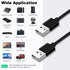AICHESON 2 Pack Type A Male to Type A Male Cable for Laptop Cooling Pads, 2ft USB A to A