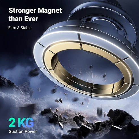 UGREEN Magnetic Phone Mount for Car, Compatible with Magsafe, Not Blocking Air Vent for iPhone 15 Pro Max