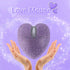 elec Space 10m Wireless Bluetooth Mouse, Silent and Stylish Heart-Shaped Mouse for Laptop, PC - Range (Purple)