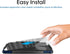 amFilm Glass Screen Protector for iPhone 12 Mini, 5.4" Display, 2020, Tempered Glass, Easy Installation Tray, 3 Pack