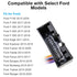 16Pin-24Pin F-150 F-250 F-350 Radio Wiring Harness Kit Stereo Wire Harness Connector Compatible with Ford Focus Fusion