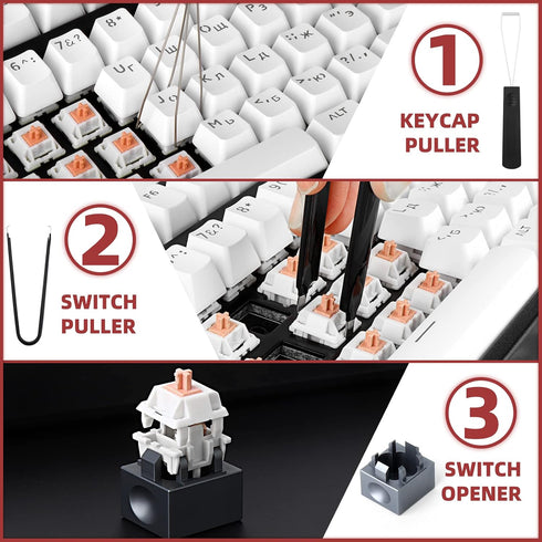 RUNJRX Keyboard Lube Kit - Switch Lube 15g/0.53oz JRX-205 G0 with Switch Opener Tweezers for Custom Keyboard