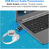 Isobel 4-in-1 Mini Wireless Audio Adapter, USB Bluetooth 5.0 Transmitter Receiver, 3.5mm AUX for TV, PC, Speakers,