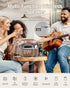 ?2024 Newest? PRUNUS J-130 Small Retro Vintage Radio Bluetooth, Portable Radio AM FM Transistor with Best Sound, AC Power/Battery Operated Radio/Rechargeable Radio,Support TF Card/USB Playing