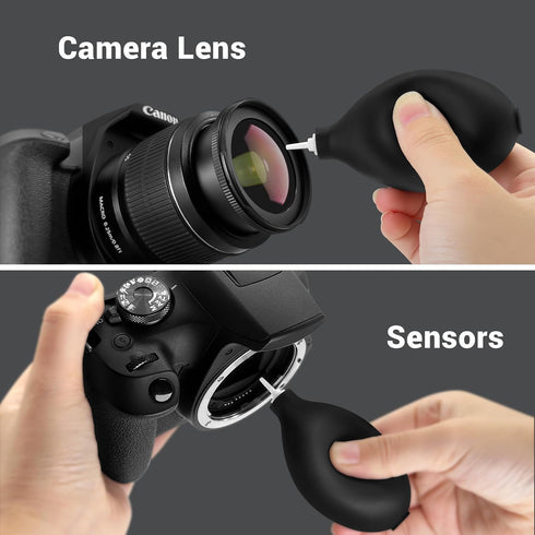 Midukit 10x Updated Camera Lens and Sensor Cleaning Kit for Full Frame DSLR - Swabs, Cleaner, and Essentials for Canon