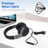 rockpapa Share 1 Kids Headphones Wired with Microphone & Share Port, 85dB/94dB Volume Limited, Black/Grey