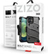 ZIZO Bolt Series Case for iPhone 12 Mini with Screen Protector, Kickstand Holster Lanyard - Gun Metal Gray