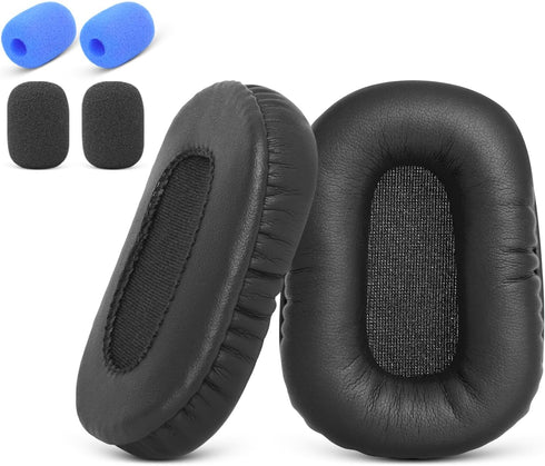 Ear Pads Replacement for B450-XT Bluetooth Headset, Compatible with VXI BlueParrott B450-XT, Leather Ear Pads