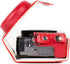 MegaGear MG1262 Ever Ready Leather Case for Panasonic Lumix DC-ZS80, DC-ZS70, DC-TZ95, DC-TZ90 - Red