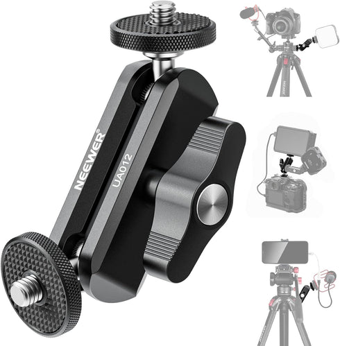 NEEWER Flexible Articulating Magic Arm with Dual Ball Heads, CNC Machined Aluminum Alloy for Camera Monitor