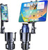 2 in 1 Car Cup Holder Phone Tablet Mount, Adjustable Long Arm with 360° Rotation for All Smartphones and Tablets