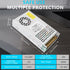 12V 50A 600W 110V 12v 50A 600W 3D Power Supply Transformer, AC to DC Converter Adapter SMPS, DC Power Supply for LED