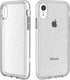 iPhone XR Case - Glitter Hybrid Shining Hard PC Back Protective Case for Girls, Crystal Clear