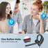 New bee Bluetooth Headset Wireless Earpiece with 500mah Charging Case, 80h Playtime and Noise Cancelling