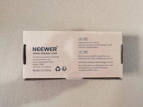 NEEWER 2 Pack E Type Wall Ceiling Mount, Ring Light Wall Mount Bracket with Detachable Ball Head