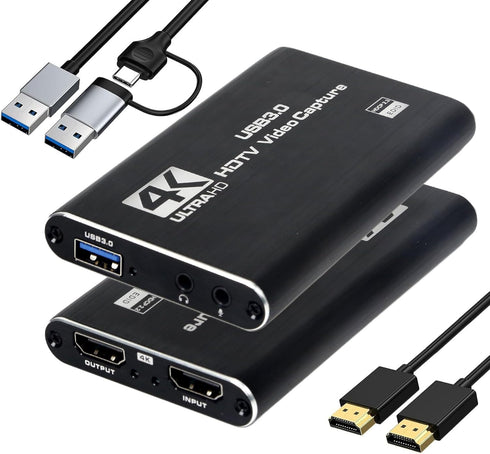 RGBlink 4K HDMI Capture Card for Streaming & Gaming, USB 3.0 Audio Video