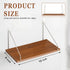 1 12 6 Inch Seamless CroBlissful PC Projector Shelf for Wall x Modem Router Shelf with Nail Router Wall Mount Modem