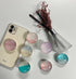 WUYULB Clear Crystal Collapsible Expandiing Mobile Phone Grip Stand Holder for Smartphones and Tablets Cell Phone