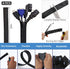 ELII 300PCS Cable Management Kit, 4 Cable Sleeve, 35 Cable Clips, 11 Cord Holders, 200 Fastening Cable Ties for Under