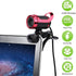 Yoidesu Webcam,360 USB Cam Desktop Laptop Camera,Manual Focus Webcam with Built-in Microphone,Clip-on Mini Plug