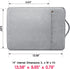 RAINYEAR 14 Inch Laptop Sleeve Case, Handbag with Handle Strap for Chromebook, Gray
