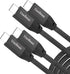 UseBean 2Pack USB C to USB C Cable 1.5FT, 100W 3.2 Gen 2X2 20Gbps Data Cable, 4K Video, Type-C PD Fast Charging for