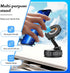 SWPHRT 360 Vacuum Magnetic Car Phone Holder, Rotation Vacuum Suction Vehicle Cell Phnoe Mount, Foldable Retractable