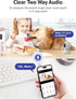 Hugolog 3K 5MP Indoor Security Camera with Auto-Focus, Ideal for Baby Monitor/Pet Camera, Starlight Night Vision, AI