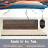 X9 Performance Large Print Lighted Keyboard and Mouse Combo, USB Wired Backlit Keyboard for Elderly, Low Vision Users