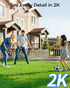 KKB 2K 2.4G iCam365 2 Security Cameras Wireless Outdoor, Magnetic Mount, WiFi Battery Powered Camera for Home Security