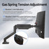 suptek 13-32 inch, 4.4-19.8lbs, 75x75/100x100mm Single Monitor Arm Mount for Adjustable Gas Spring Monitor Arm Desk
