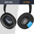 SOULWIT Cooling Gel Replacement Ear Pads for JBL E65 (E65BT E65BTNC)/Live 650 (650NC 650BTNC) Headphones, Black