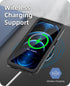 WIFORT Waterproof Case for iPhone 12 Pro Max - Certified Water Proof & Military Protection, Full Body Shockproof