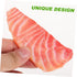Abaodam Artificial Salmon Slice Model Realistic Fake Food Display for Photography Kitchen Decoration and Restaurant
