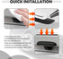 Turcee 0.63 New Car Backup Camera Rain Shield,Silicone Cars Reverse Camera Rain Cover Keeps Cameras Imaging