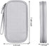 Electronic Organizer Small Travel Cable Organizer Bag, Digital Gadget Organizer Case, Waterproof Travel Gear Storage Carrying Sleeve Pouch for Cable, USB, Earphones, Portable Hard Drives, Power Banks by Qinntono