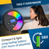KLIM MP3 Discover with Headphones - Portable CD Player Walkman with Long-Lasting Battery - New - Radio FM - Compatible