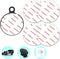 4 Pack 2.76"(70mm) Very High Bond Sticky Adhesive Replacement, Circle Double Sided Pads for Dashboard