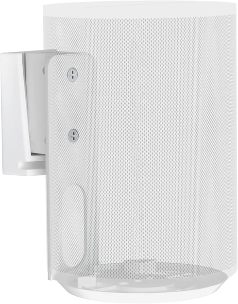PUTORSEN Speaker Wall Mount for Sonos Era 100, Tilt & Swivel Speaker Shelf Bracket, Cable Management, 1 Pack White