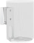 PUTORSEN Speaker Wall Mount for Sonos Era 100, Tilt & Swivel Speaker Shelf Bracket, Cable Management, 1 Pack White