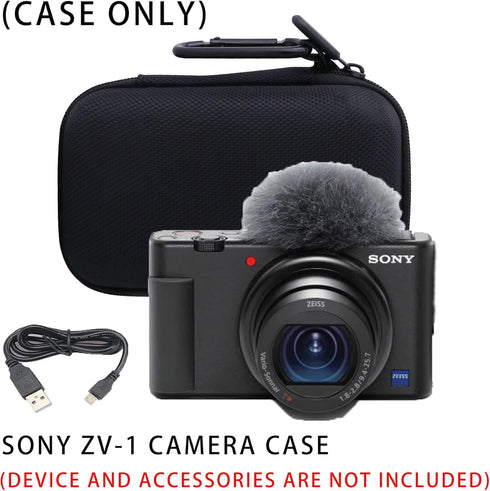 Hard EVA Carrying Case for Sony ZV-1 Digital Camera (Small)