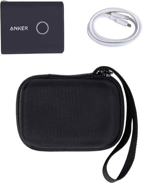khanka Hard Case for Anker 45W Wall Charger, 5000mAh 20W Portable Charger, Case Only (Black)