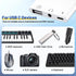 USB C to USB Adapter - 3 in 1 USB C to 3.5mm Audio Adapter for iPad