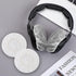 100Pcs White Non-Woven Sanitary Headphone Ear Covers, Disposable Stretch Covers for On Ear Headphones Earpads