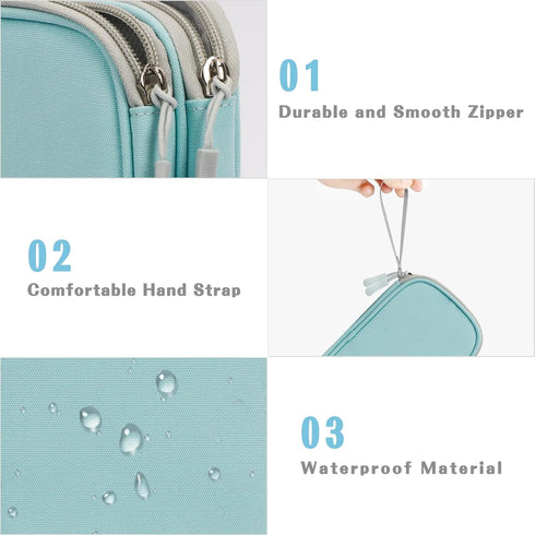 FYY Electronic Organizer, Travel Cable Organizer Bag for Charger, Phone, Earphone, Portable Waterproof Storage Bag