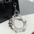 RUIYDZ Luxury Pearl Phone Wrist Strap Crystal Diamond Beaded Keychain Wristlet for Phone Chain Wristlet Glitter