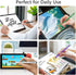 Bargains Depot Stylus Pens for Touch Screens (2 Pcs), 2-in-1 Stylus for iPhone, iPad, Samsung Galaxy, Tablet with 20